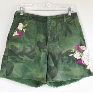 Free People embroidered high rise short